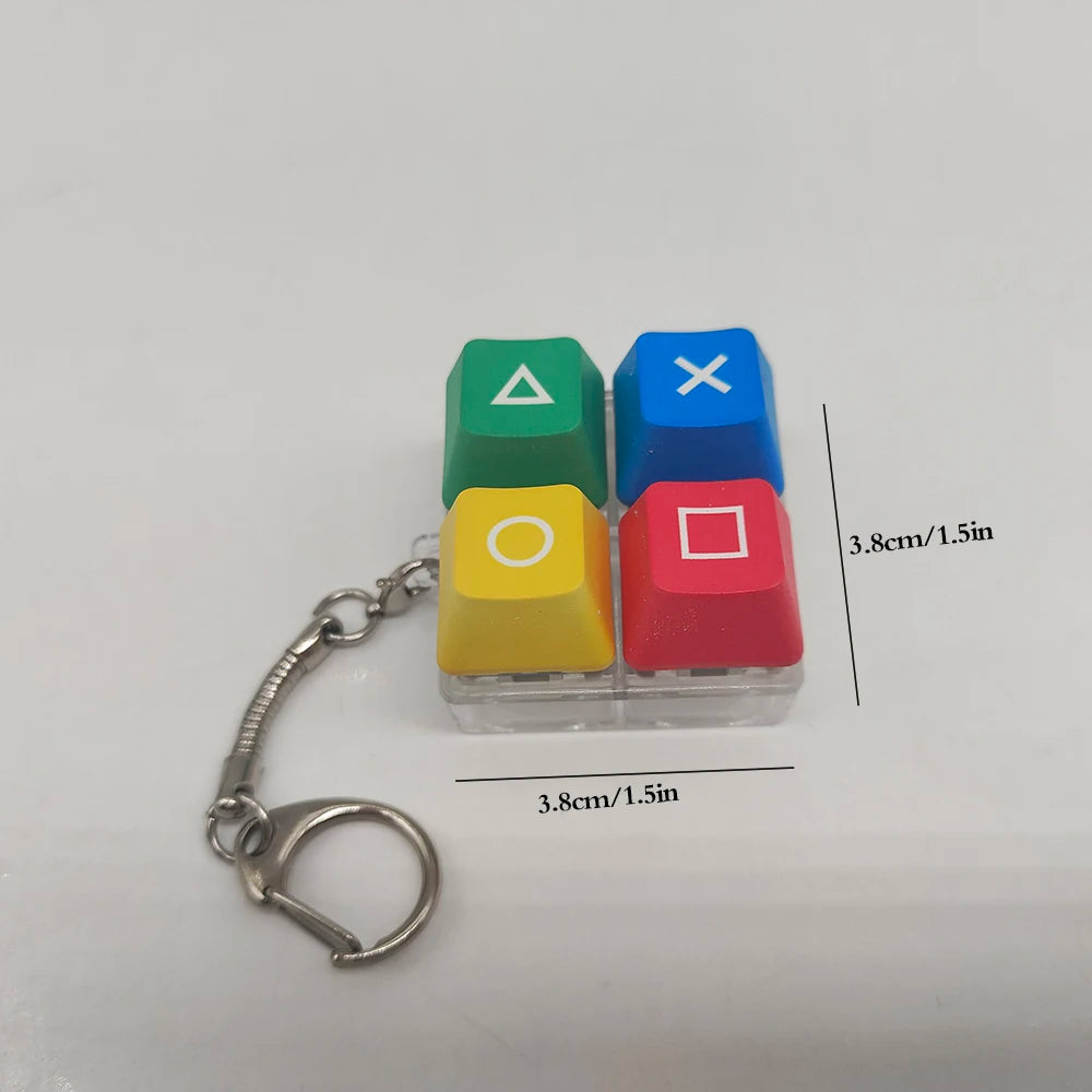 Squid Game Mechanical Keyboard Keycap Tester Keychain Fidget Toy