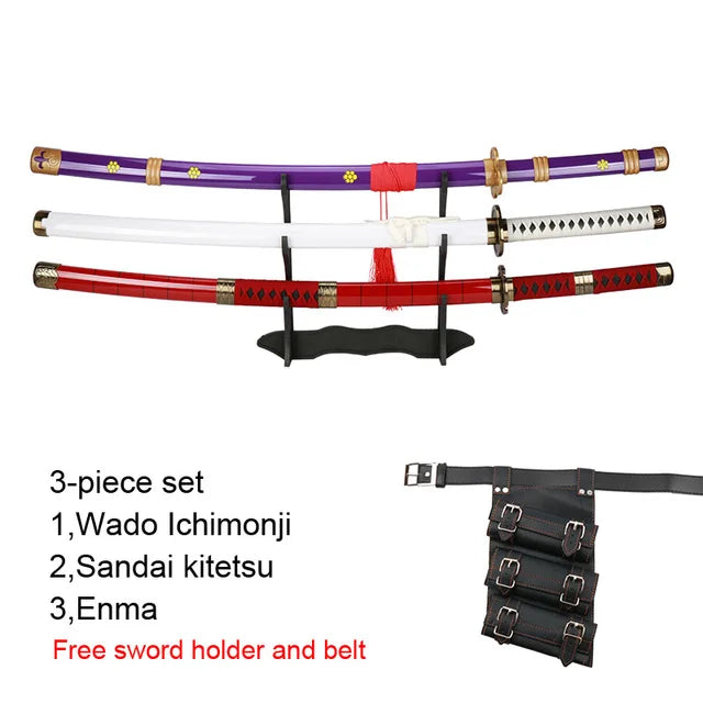 Anime Cosplay Sword Toy – Bamboo Blade Toy with Scabbard