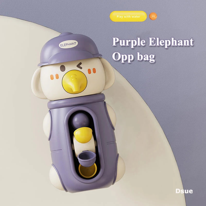 Baby Bath Toy – Duck & Elephant Water Spinner
