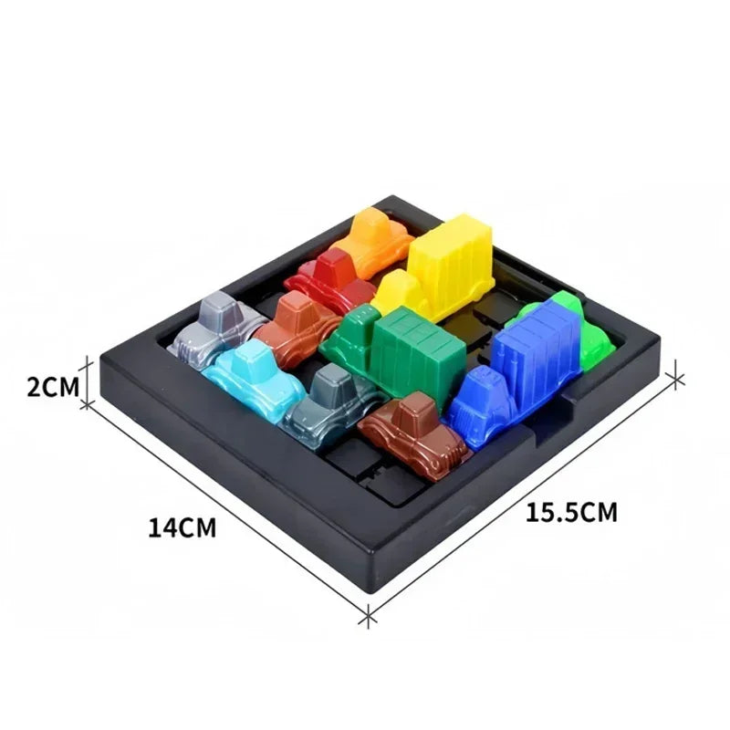 Rush Hour Traffic Puzzle Toy  Educational Car Game for Kids 3+