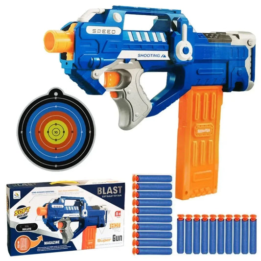Electric Soft Bullet Sniper Toy Gun for Kids – Nerf/EVA Dart Compatible