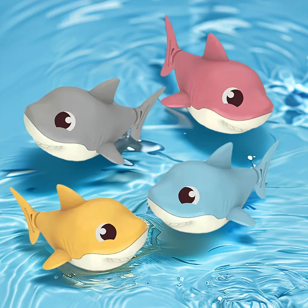 Cartoon Shark Water Toy – Baby Bath & Beach Fun