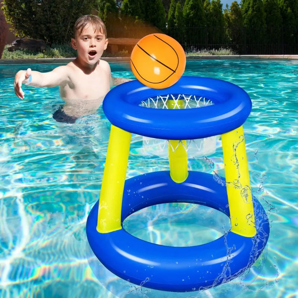 Inflatable Basketball Shooting Game – Outdoor Water Toy