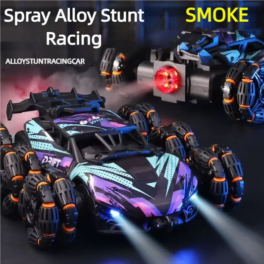 6-Wheel Alloy RC Off-Road Stunt Car Toy