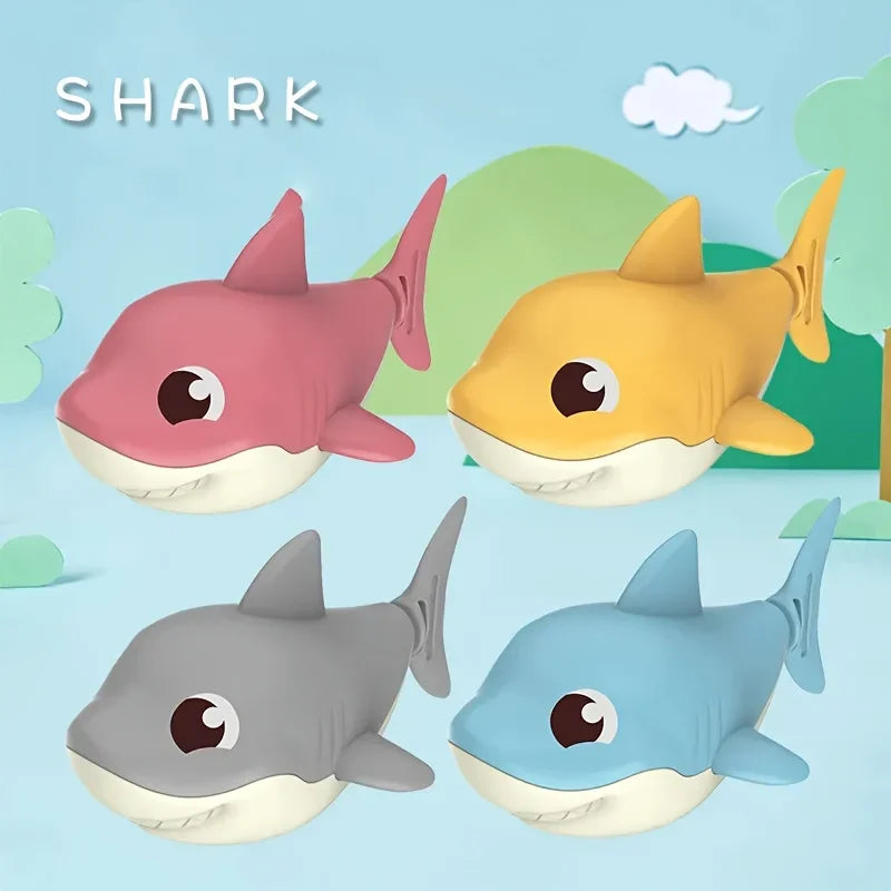 Cartoon Shark Water Toy – Baby Bath & Beach Fun