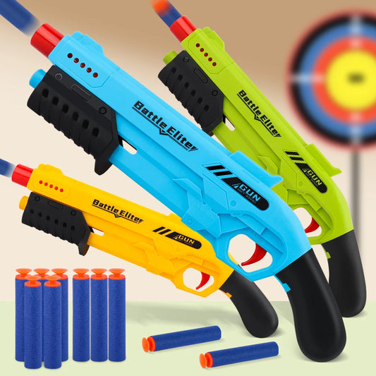 Kids Soft Bullet Blaster Foam Dart Toy Gun