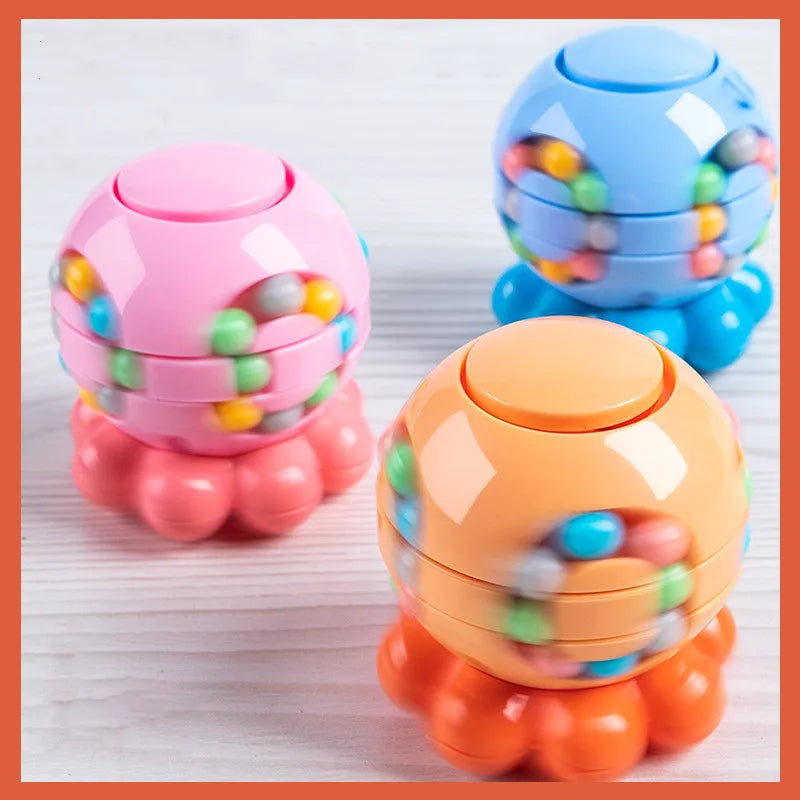 Magic Bean Rotating Fidget Cube Toy