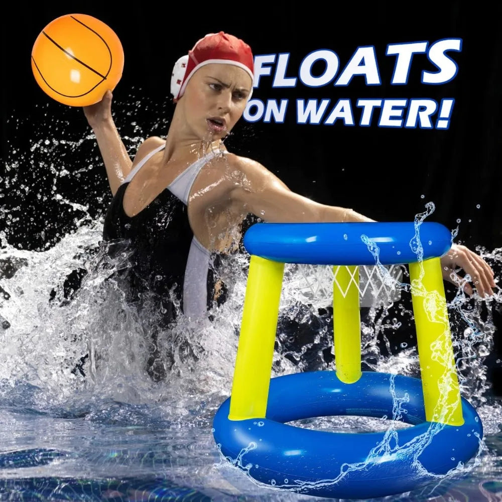 Inflatable Basketball Shooting Game – Outdoor Water Toy