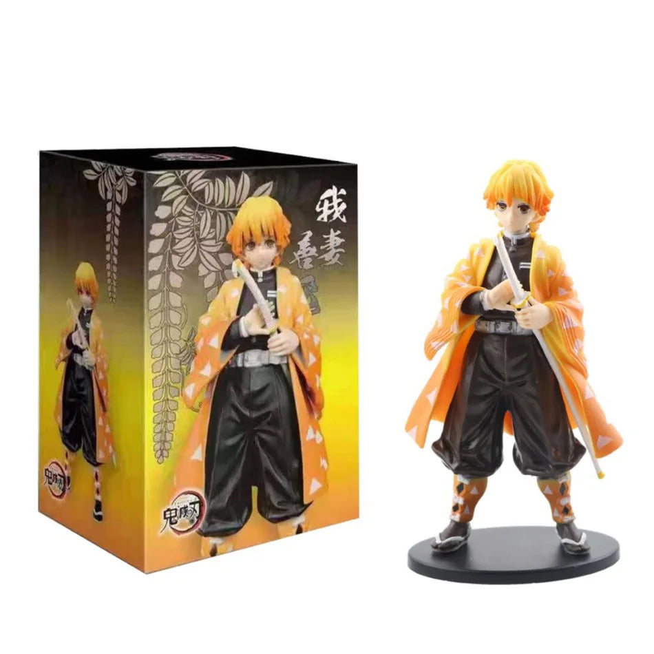 Demon Slayer Action Figure Toy Set - Tanjirou, Zenitsu & Nezuko