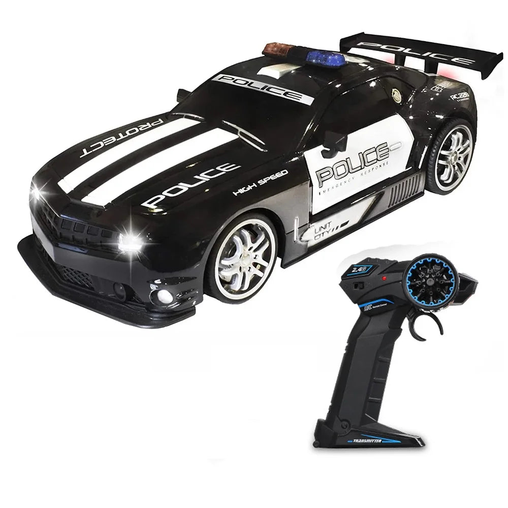1:12 RC Police Car Toy – Fast Chase Toy with Lights