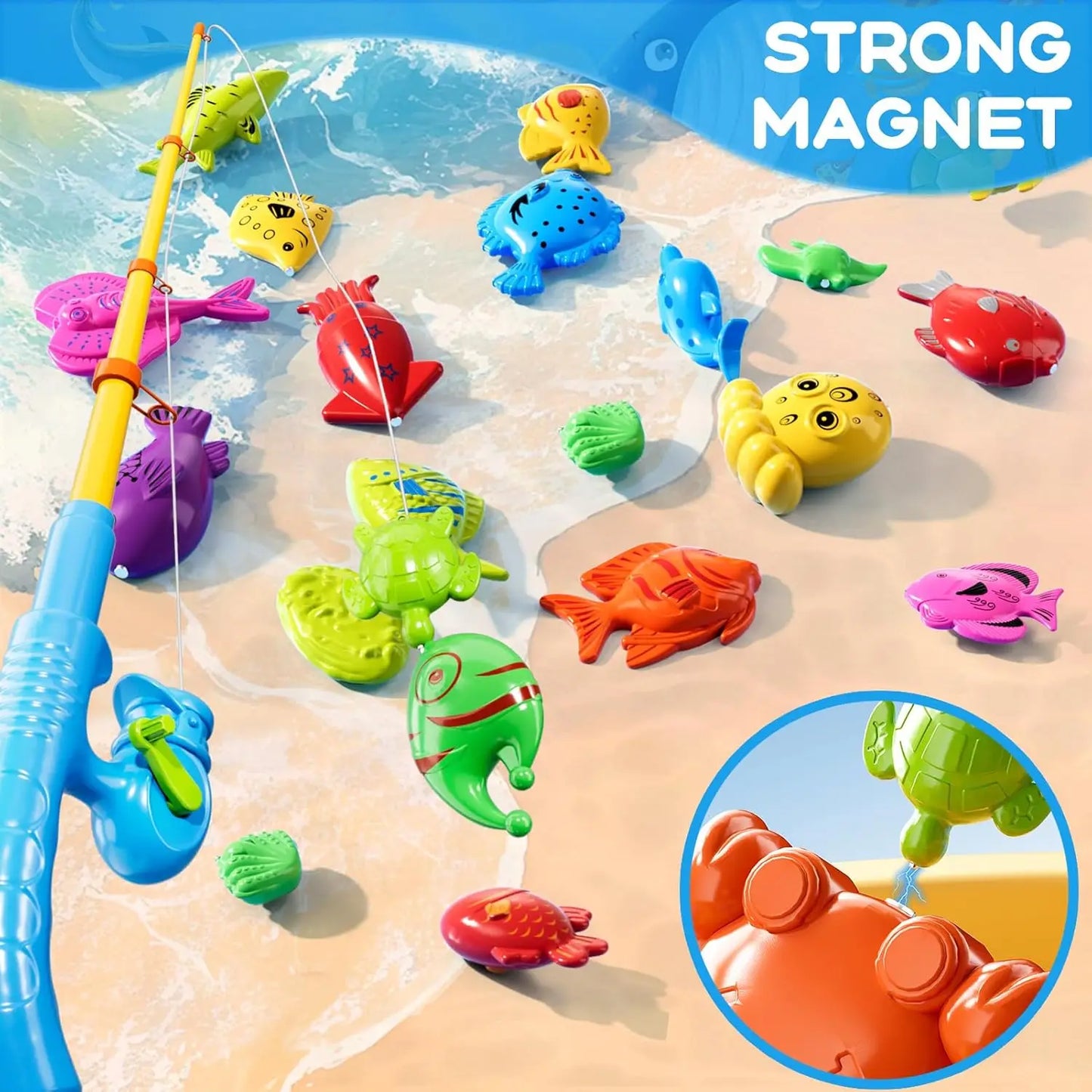 Kids Bath Fishing Toy – Floating Water Game