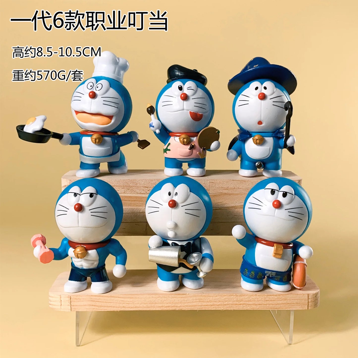 Doraemon Nobita & Shizuka Action Figure Set PVC Toy