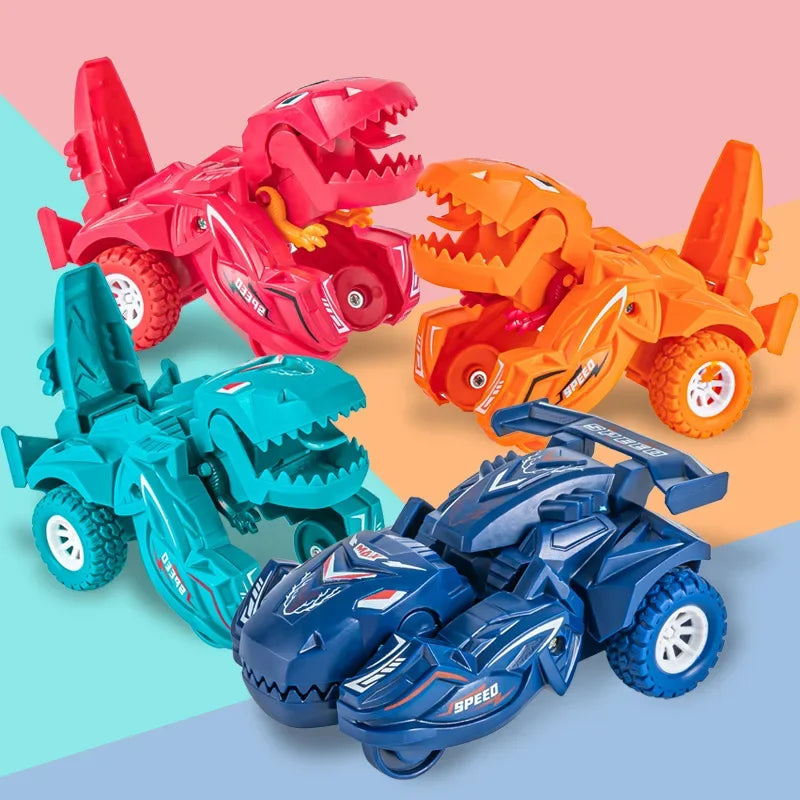 Dinosaur Deformation Action Crash Deformation Toy Car