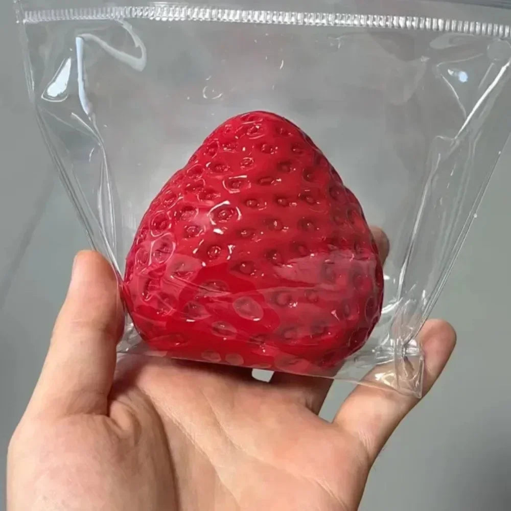 Strawberry Squishy Toy – Slow Rebound Stress Relief Squeeze