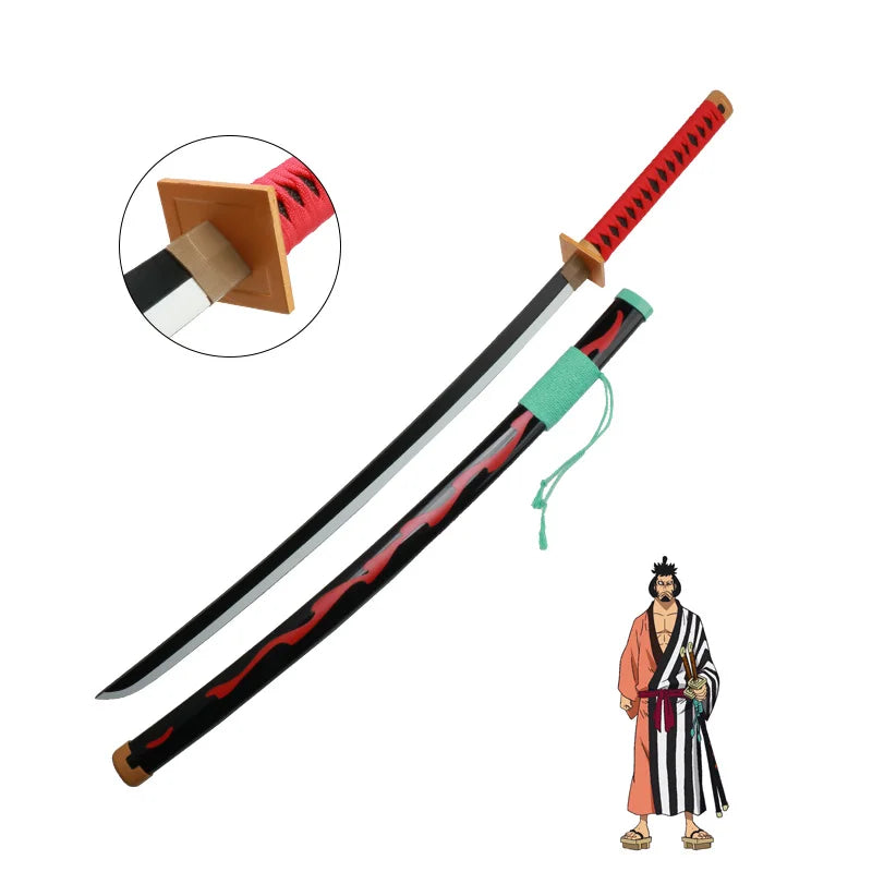 Anime Cosplay Sword Toy – Bamboo Blade Toy with Scabbard
