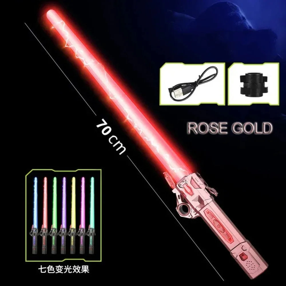 2-in-1 Glowing Music Sword – Light Toy for Kids