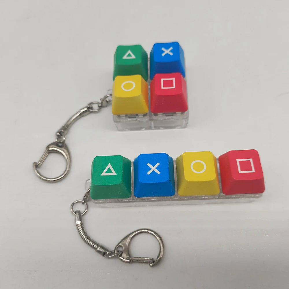 Squid Game Mechanical Keyboard Keycap Tester Keychain Fidget Toy