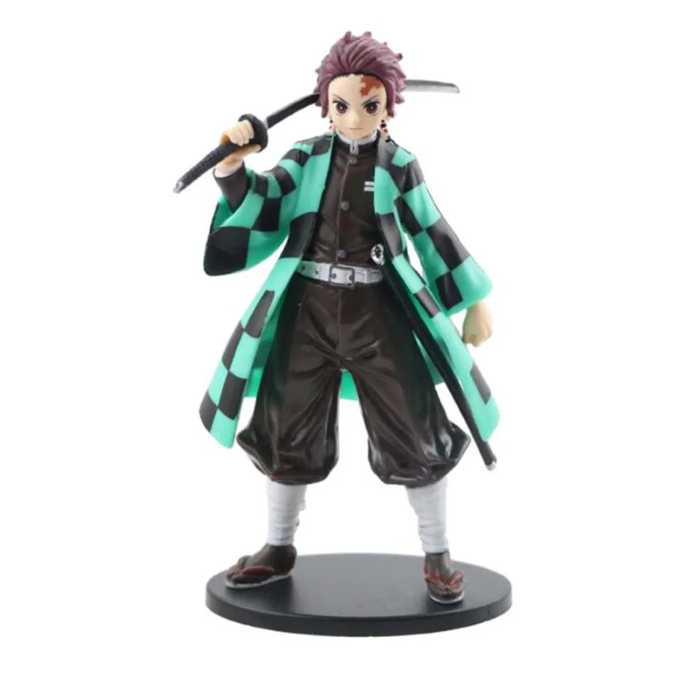 Demon Slayer Action Figure Toy Set - Tanjirou, Zenitsu & Nezuko