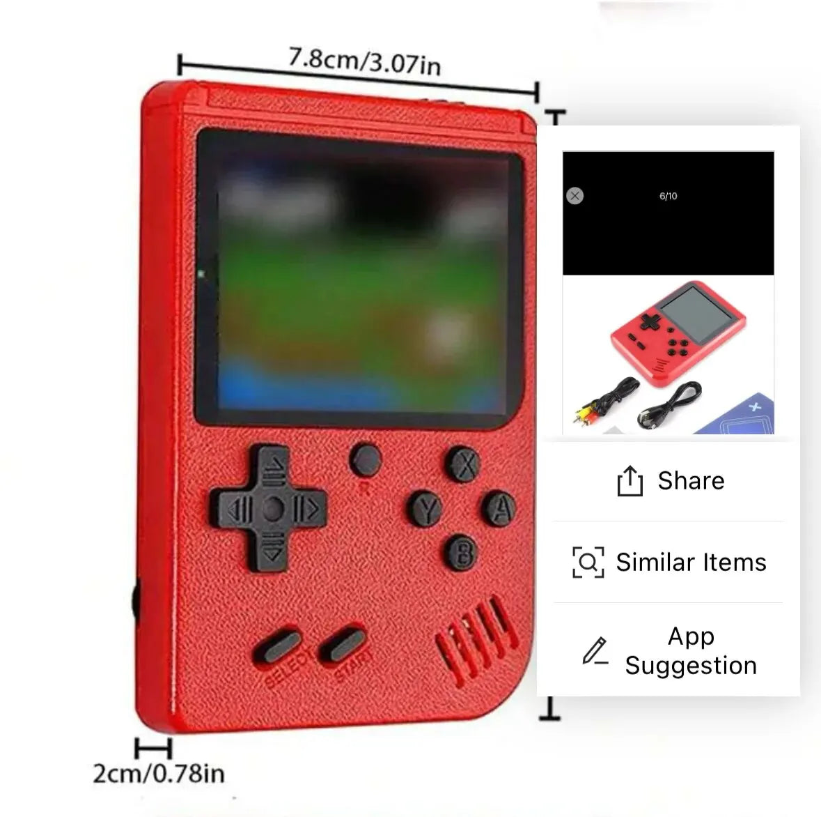 Retro Handheld Game Console – Kids Classic Toy