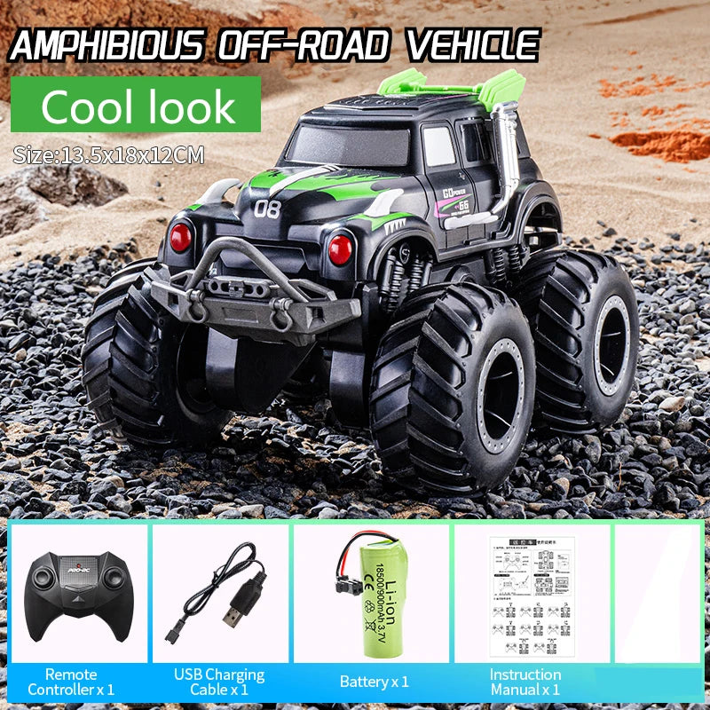 RC Amphibious 4WD Off-Road Drift Car Toy