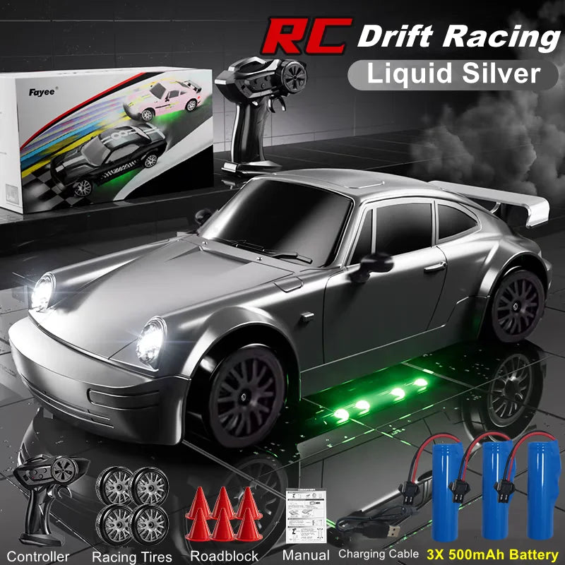 4WD RC Drift Car – High-Speed LED Toy