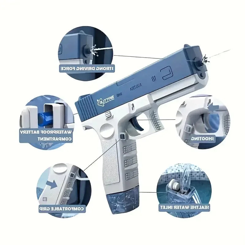 Rechargeable Electric Water Gun - Water Play Toy