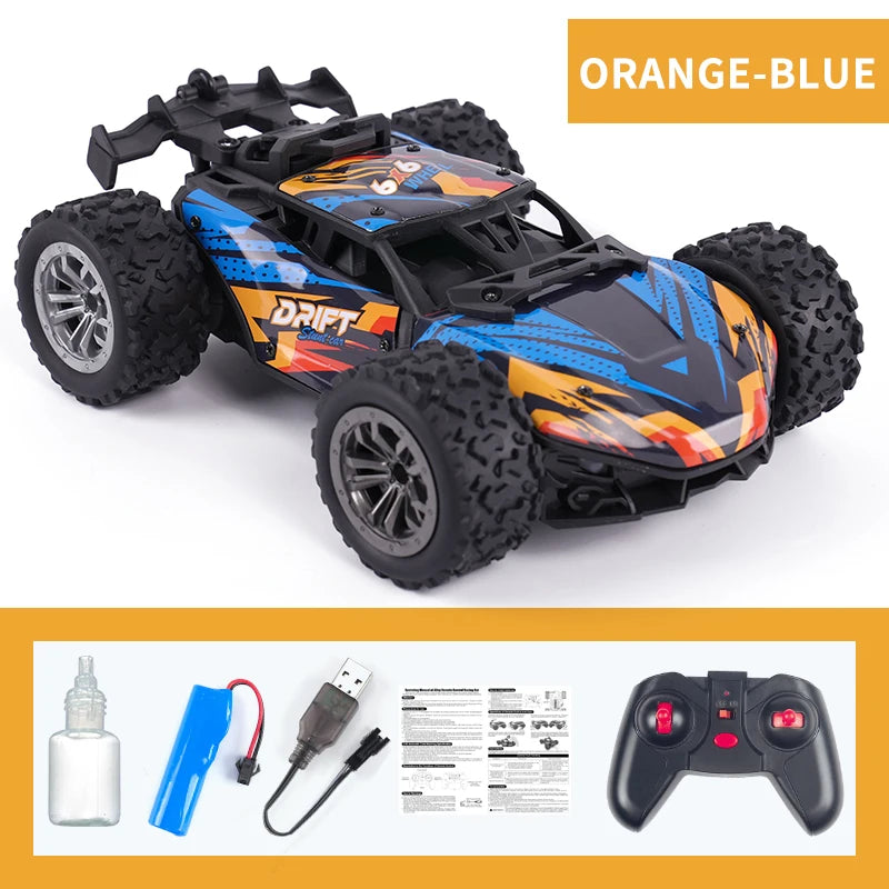6-Wheel Alloy RC Off-Road Stunt Car Toy