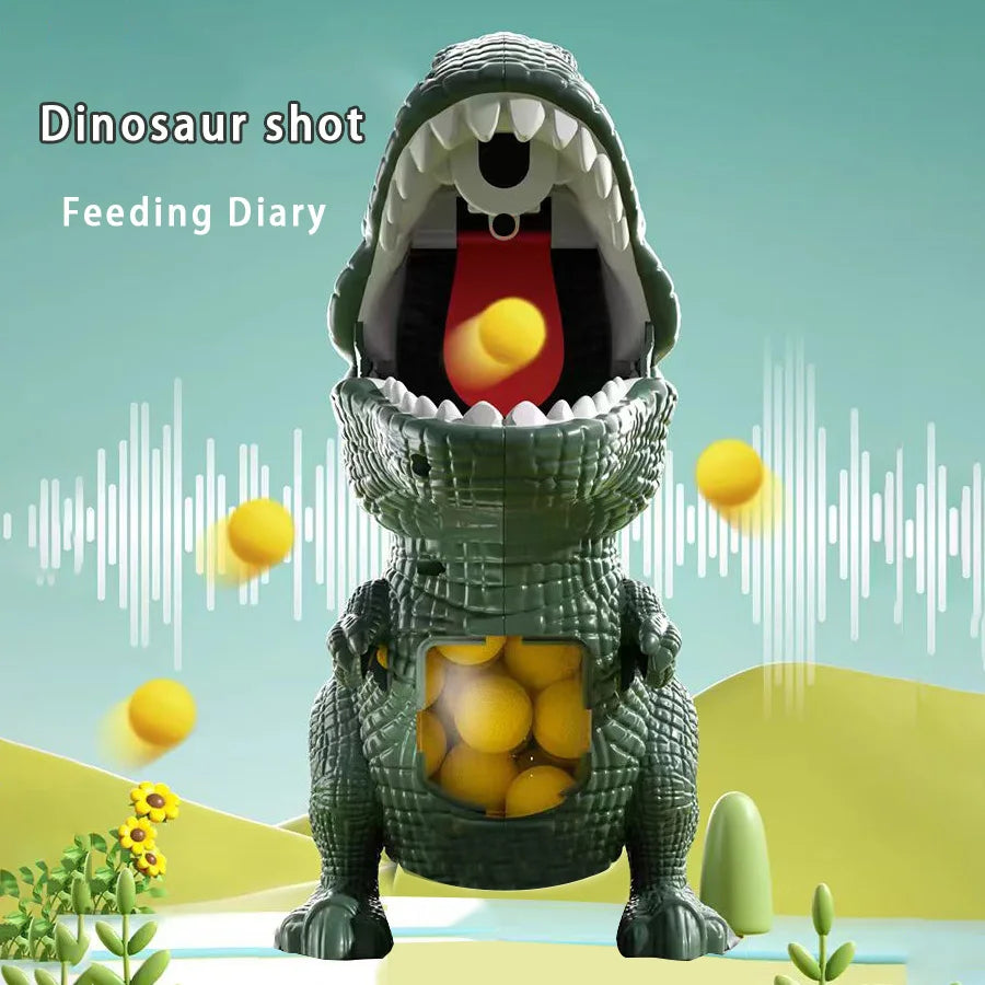 Dinosaur T-Rex Soft Bullet Shooting Toy – Parent-Child Interactive Game