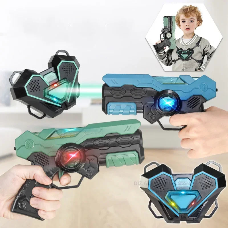 Laser Battle Game Set - Electric Gun Weapon Pistol Toy