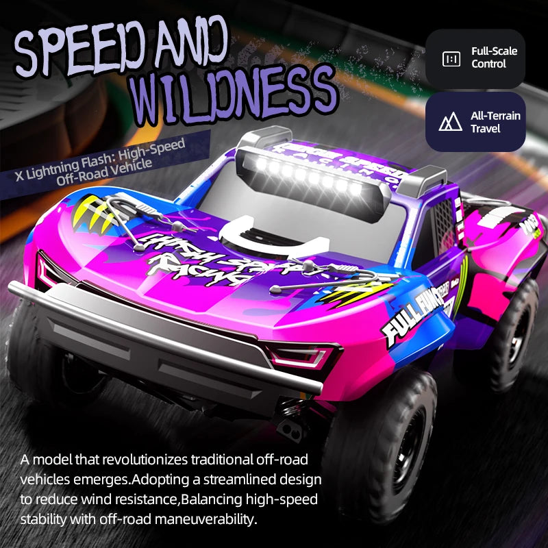 High-Speed 85KM/H RC Drift Car 4WD Alloy Toy