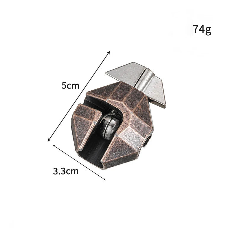 Classic Metal IQ Lock Puzzle Toy