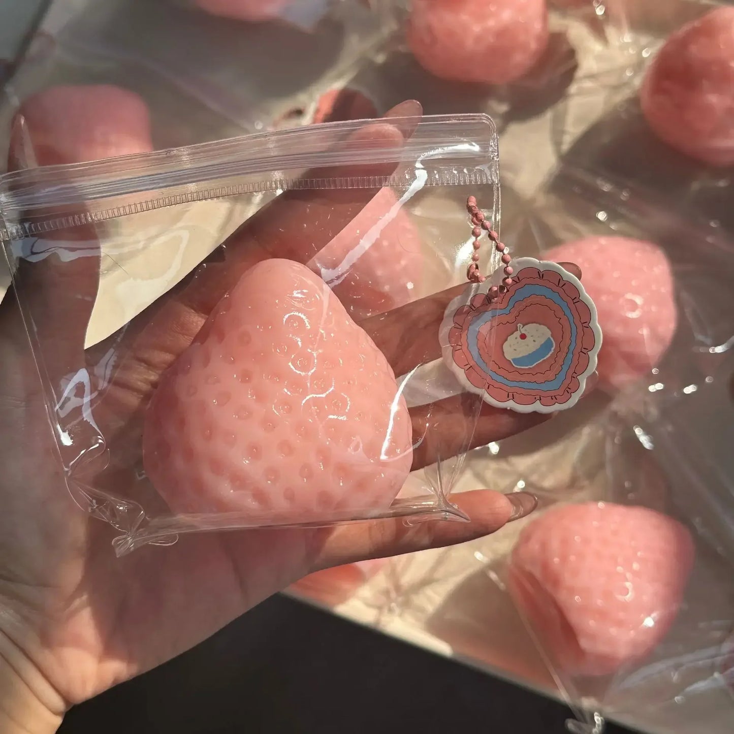 Strawberry Squishy Toy – Slow Rebound Stress Relief Squeeze