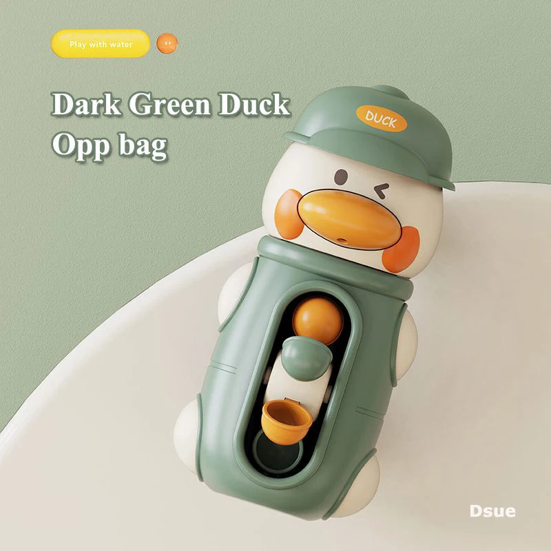 Baby Bath Toy – Duck & Elephant Water Spinner