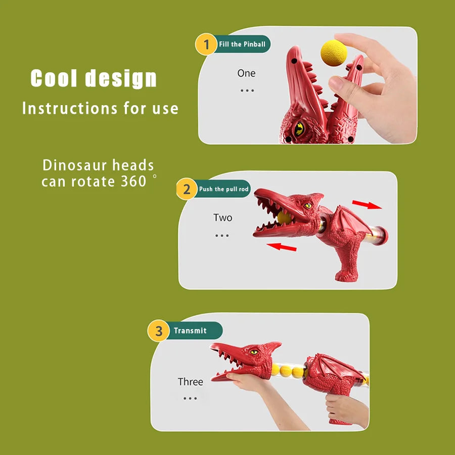 Dinosaur T-Rex Soft Bullet Shooting Toy – Parent-Child Interactive Game