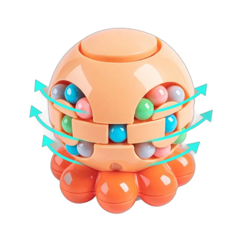 Magic Bean Rotating Fidget Cube Toy