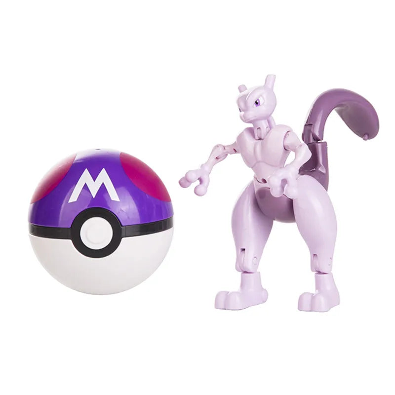 Pokemon Pikachu & Mewtwo Action Figures – Toy Set