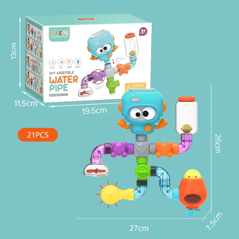 Toddler Water Toy – Bath Spinner Game with Suction Cups