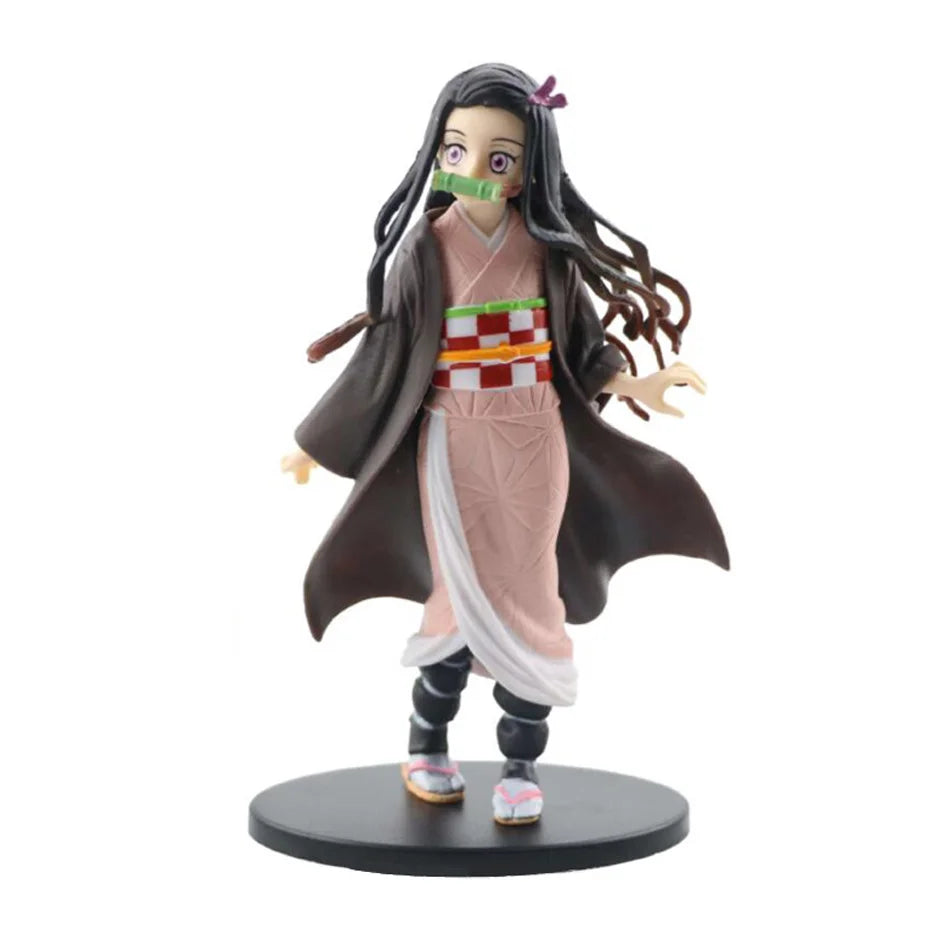 Demon Slayer Action Figure Toy Set - Tanjirou, Zenitsu & Nezuko