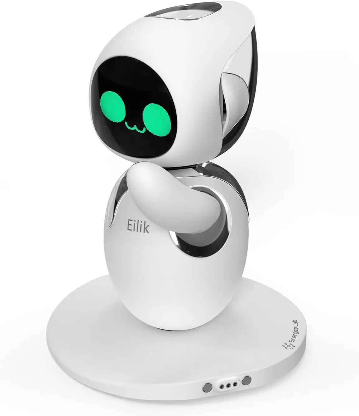Eilik Silver Robot Pet Toy – Interactive Mini Game Companion