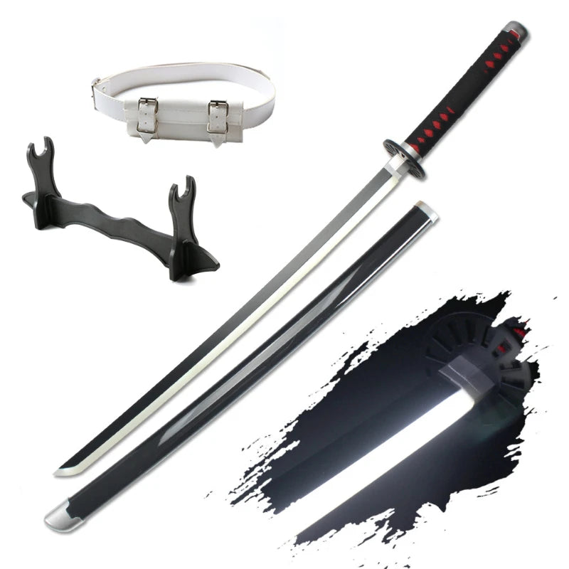 Demon Slayer 104cm Light-Up Katana Cosplay Sword with Belt & Holder
