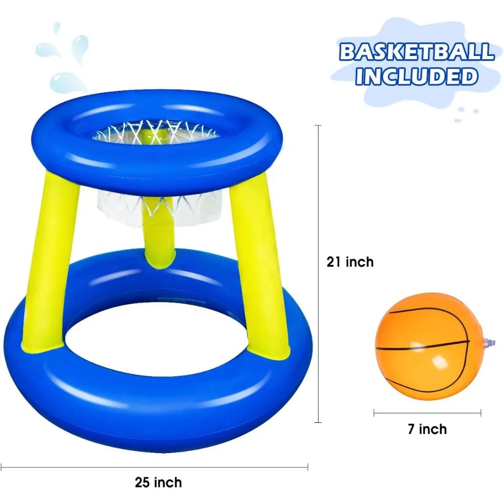 Inflatable Basketball Shooting Game – Outdoor Water Toy