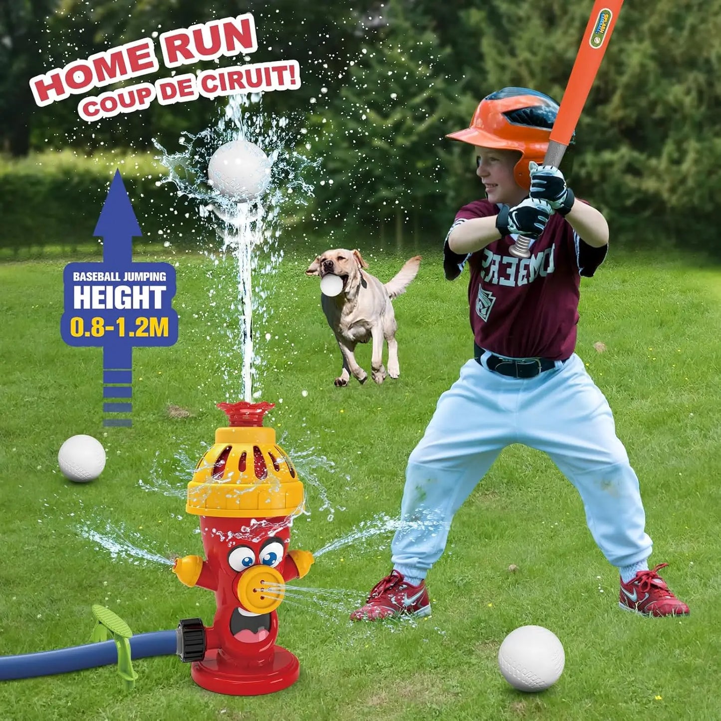 Cartoon Hydrant Sprinkler Water Spray Toy for Kids