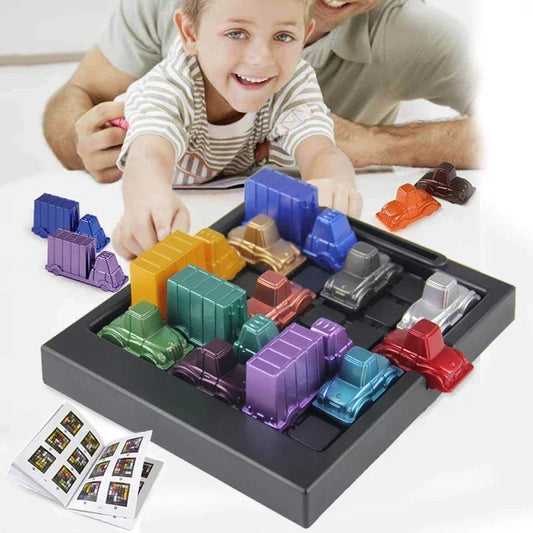 Rush Hour Traffic Puzzle Toy  Educational Car Game for Kids 3+