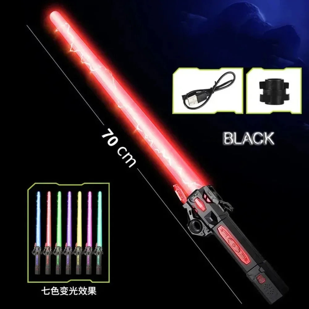 2-in-1 Glowing Music Sword – Light Toy for Kids