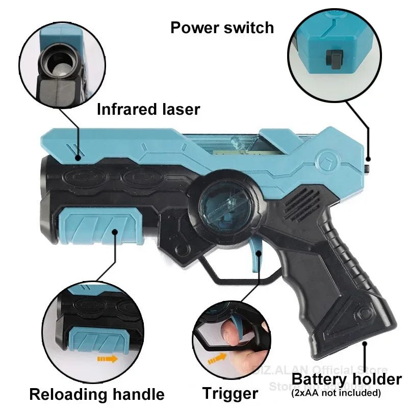Laser Battle Game Set - Electric Gun Weapon Pistol Toy