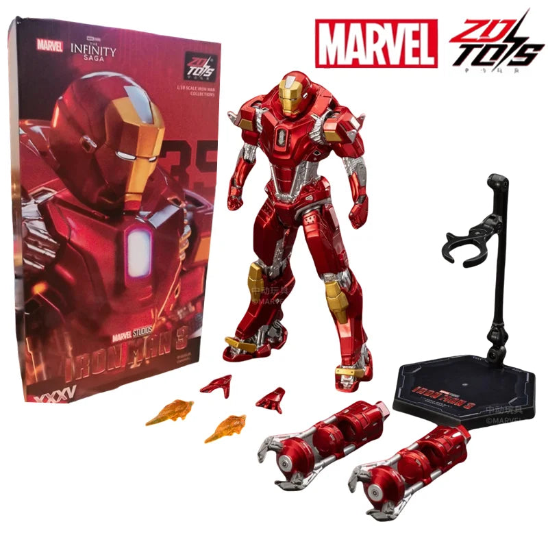 ZD Toy Iron Man Action Figure – 7" Movable Toy