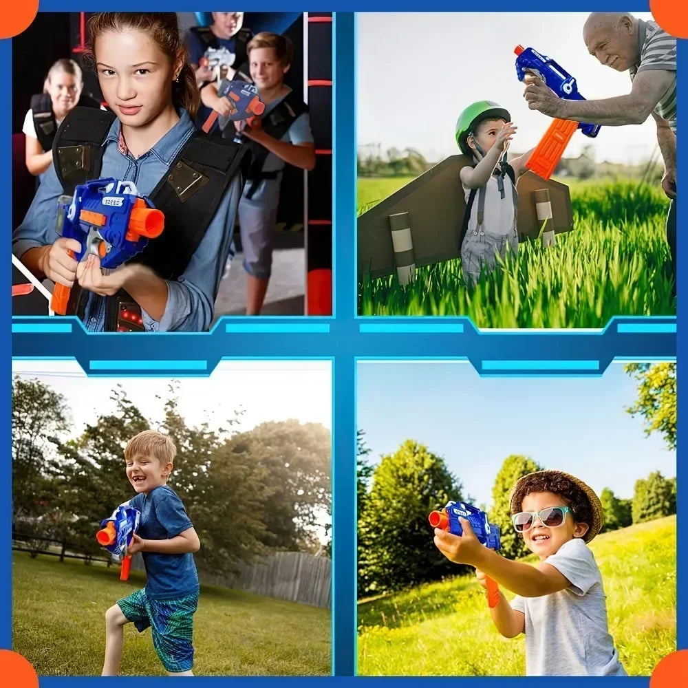 Electric Soft Bullet Sniper Toy Gun for Kids – Nerf/EVA Dart Compatible