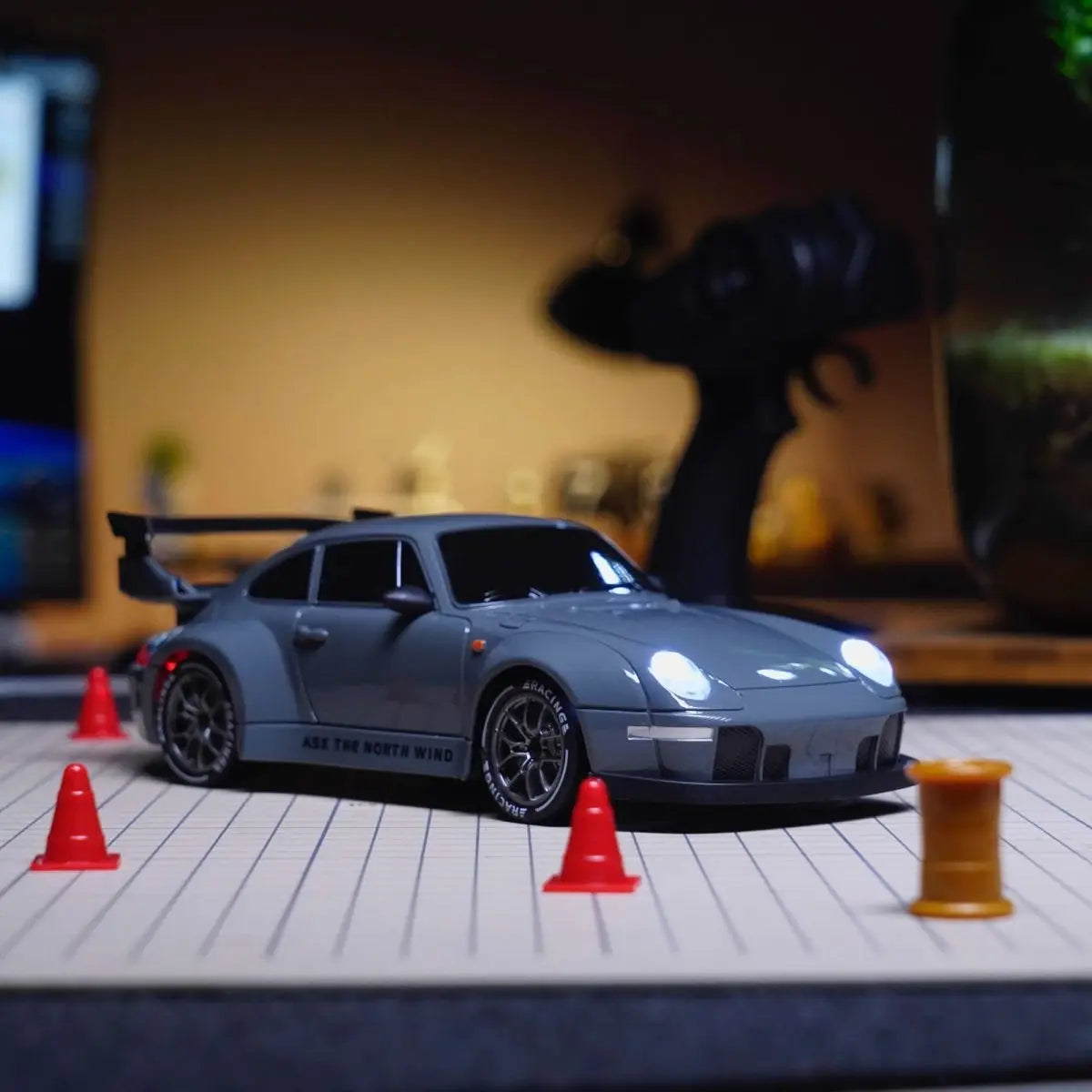 4WD RC Drift Car – High-Speed LED Toy