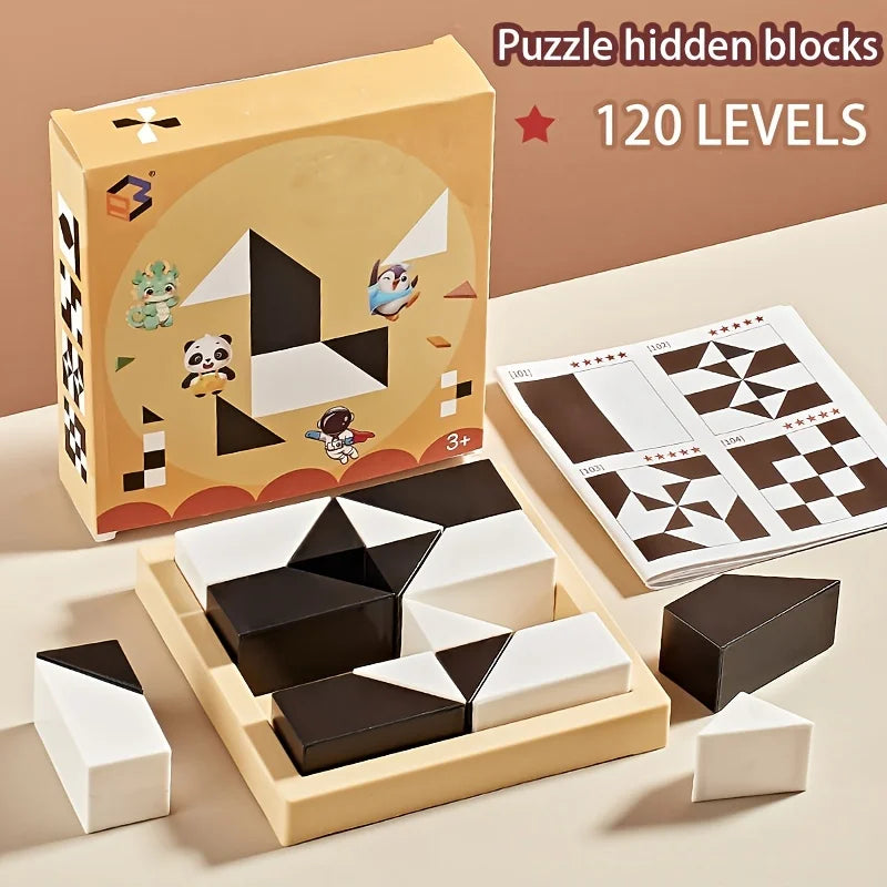 120 Level Hidden Block Puzzle Toy