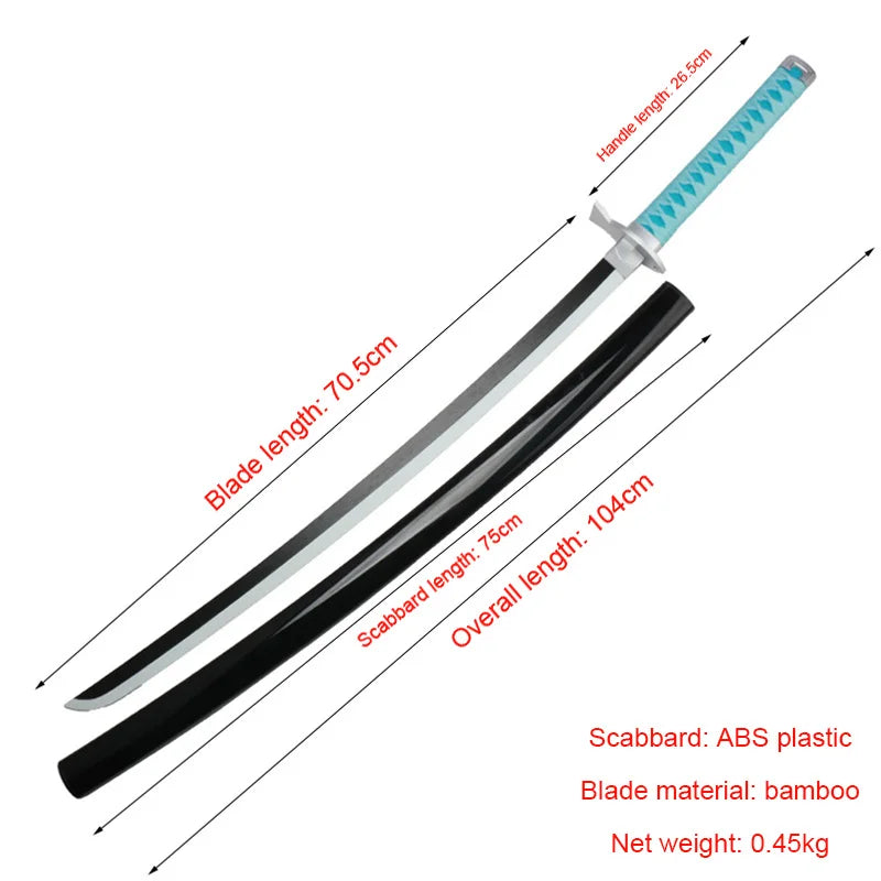 Anime Cosplay Sword Toy – Bamboo Blade Toy with Scabbard